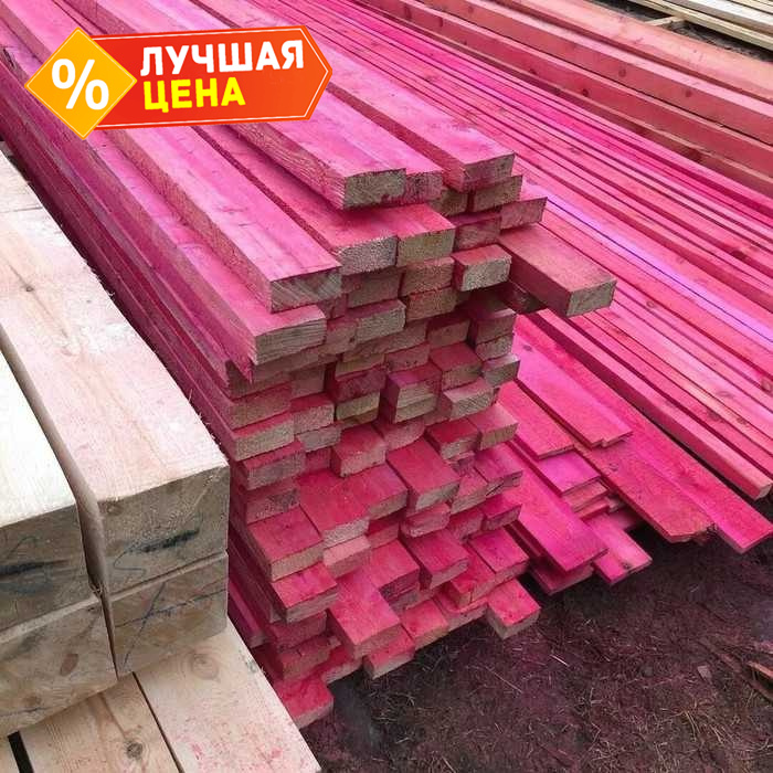 Доска строганная антисептированная сухая завальцованная 35х195х6000 сорт АВ