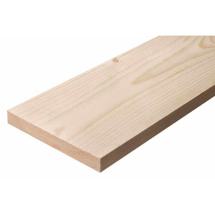 Доска сухая строганная 18х146х2000 сорт АВ