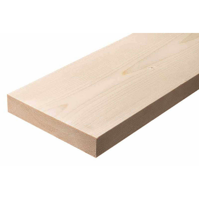 Доска сухая строганная 35х145х6000 сорт АВ