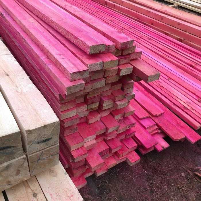 Доска осиновая антисептированная сухая 38х98х3000 сорт АВ